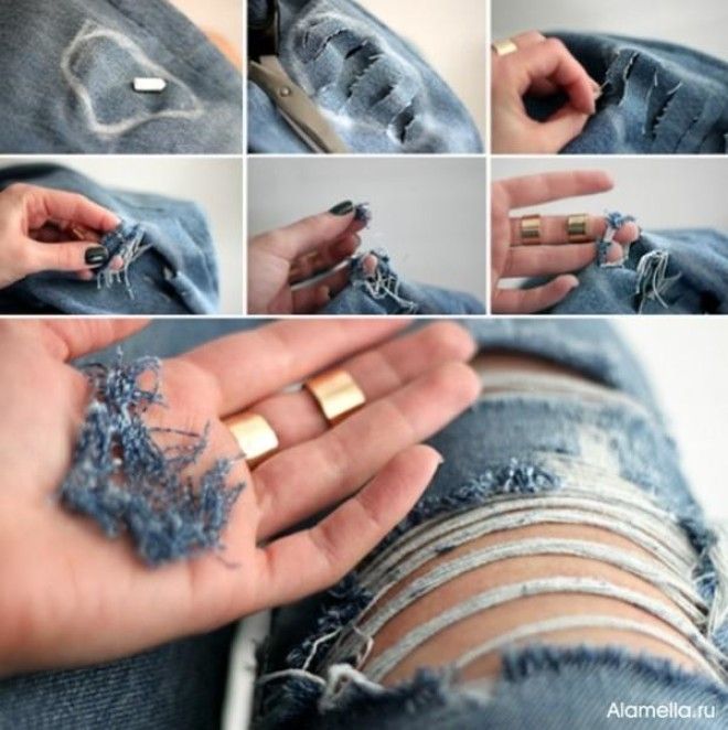 Вторая жизнь старым джинсам