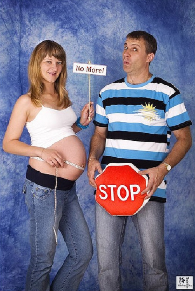 17 невероятно странных фото сделанных во время беременности 