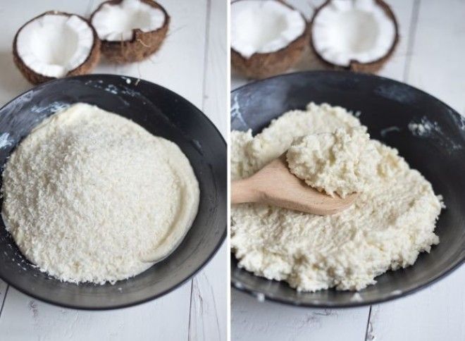 Рецепт мягкого кокосового печенья с творогом