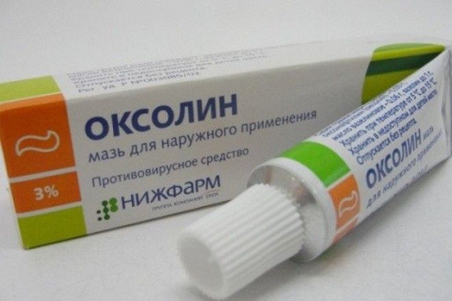 можно ли мазать оксолиновой мазью