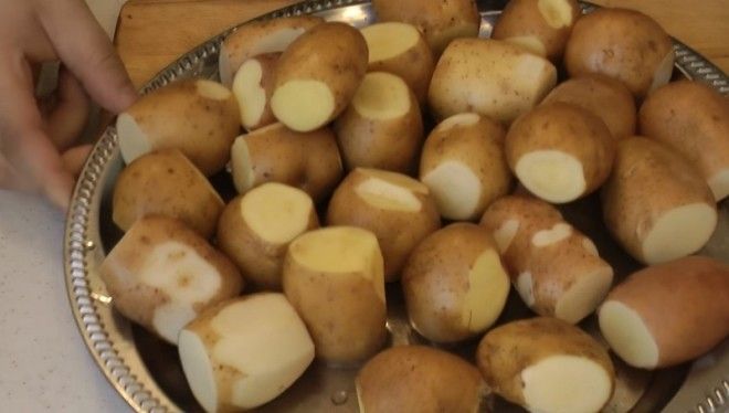 шашлык из картошки с салом