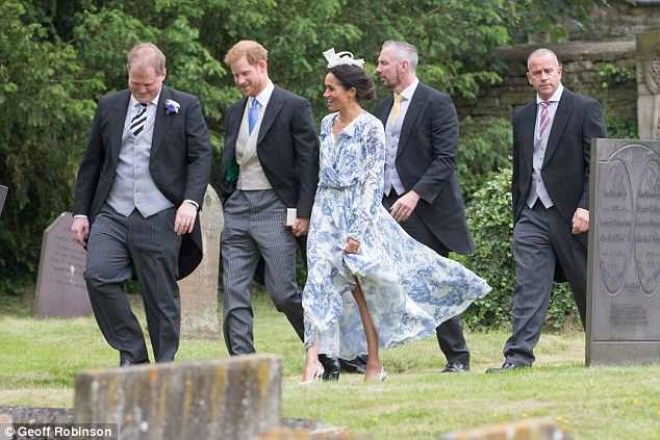 Принц Гарри и Меган Маркл затмили всех на свадьбе племянницы принцессы Дианы