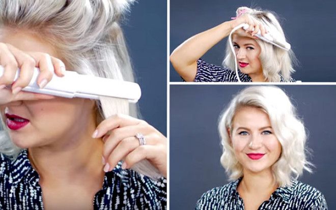 Как уложить короткие волосы с помощью утюжка 5 классных вариантов