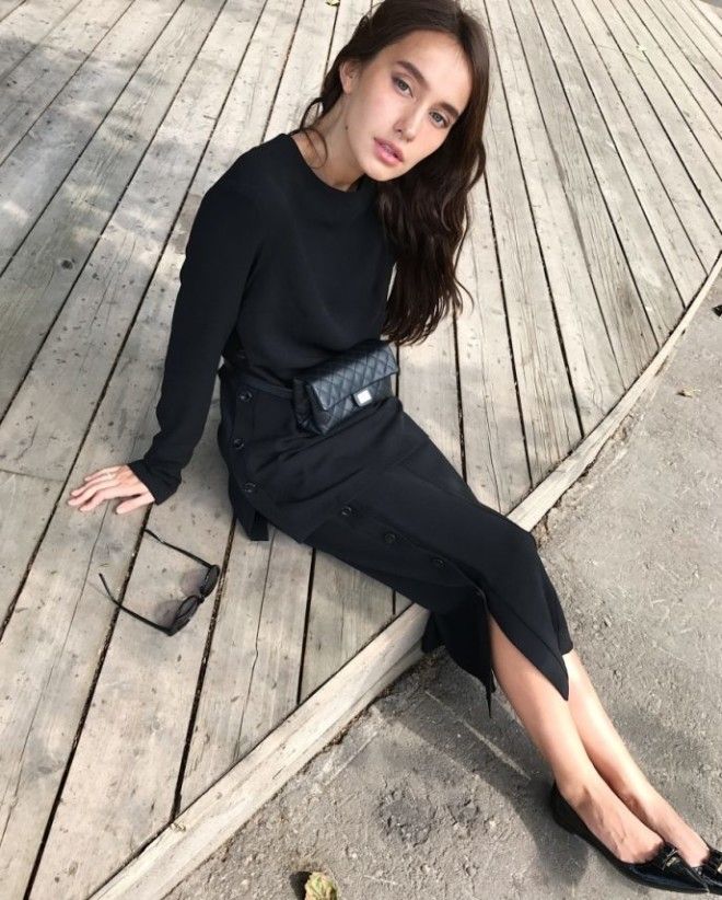 Стильное маленькое черное платье в коллекциях осеньзима 20182019