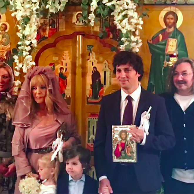 Алла Пугачева и Максим Галкин на венчании фото 