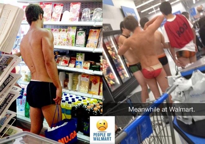 People of walmart, странные покупатели американских супермаркетов