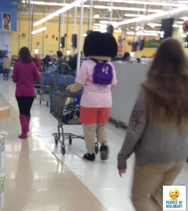 People of walmart, странные покупатели американских супермаркетов