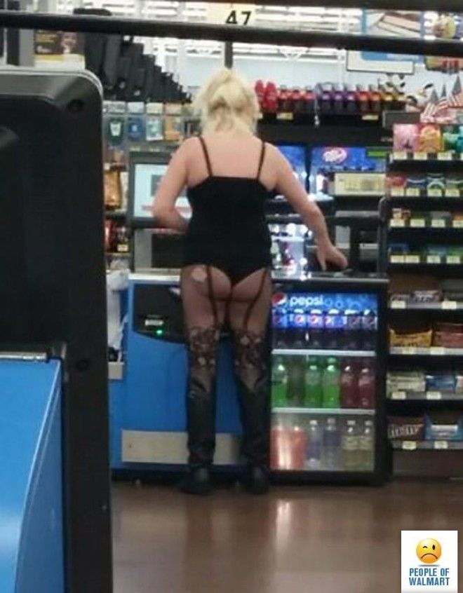 странные люди в американских супермаркетах, Walmart.