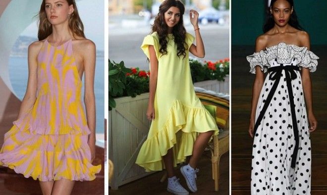 Модные платья для жарких и солнечных дней 2019 года