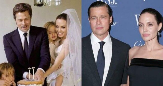 12 знаменитых звездных пар в день свадьбы и развода
