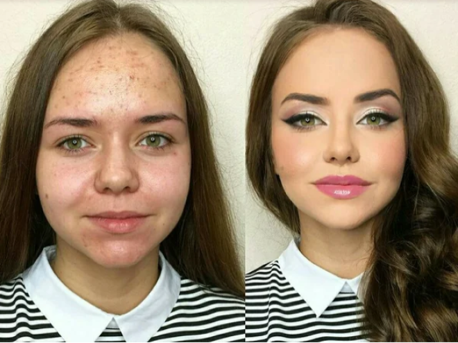 Как макияж может изменить внешность невероятные перемены